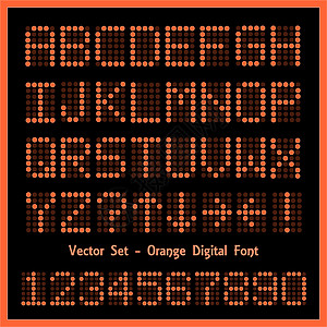 Orange 数字字体图片