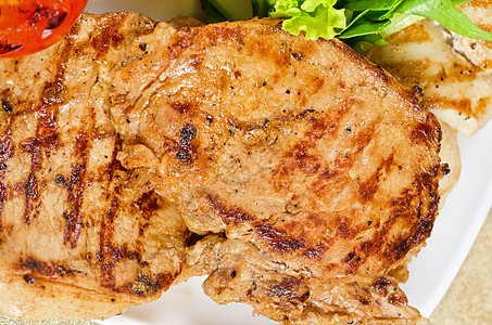 BBQ 肉食物烹饪肋骨油炸胡椒牛扒沙拉牛肉课程蔬菜图片