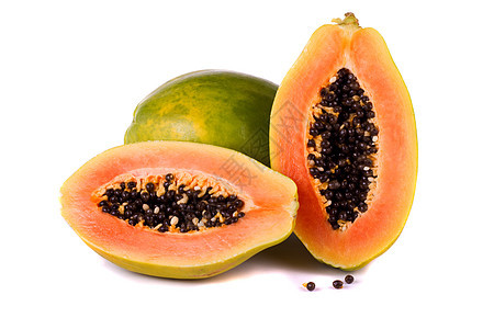白木瓜水果种子热带果汁维生素情调白色木瓜黄色异国橙子图片