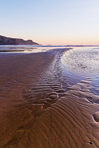 沙格里斯美丽的海滩天空蓝色海岸晴天支撑海浪海岸线日落海洋旅行图片