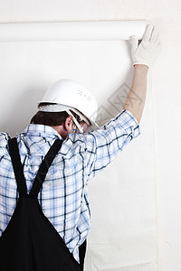 附加壁纸墙纸男性维修改造调色板就业抹布公寓装修承包商图片