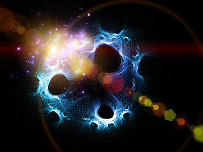 量子空间背景图片
