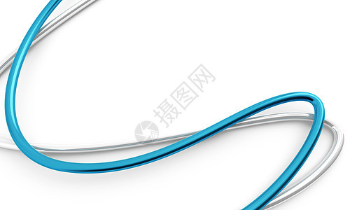 光纤光缆线的亮金属纤维电缆蓝色网络力量电子产品互联网通讯科学插头活力速度背景图片