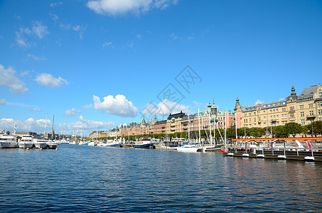 斯德哥尔摩灯笼历史旅行场景窗户建筑房子首都市中心城市图片