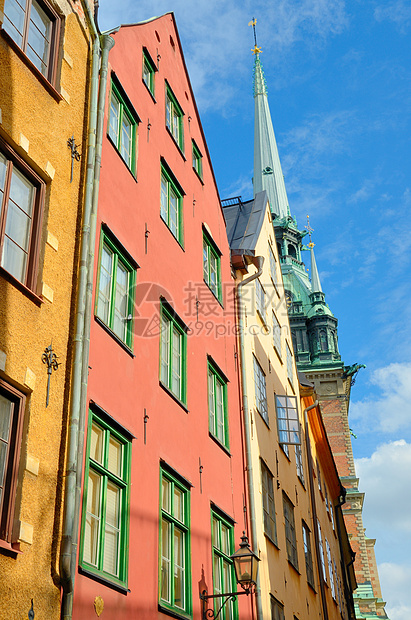 斯德哥尔摩存储场景窗户建筑灯笼旅行正方形旅游房子首都图片