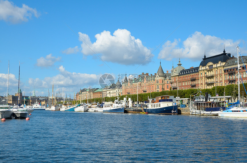 斯德哥尔摩旅行市中心建筑学房子正方形场景首都窗户国家历史图片