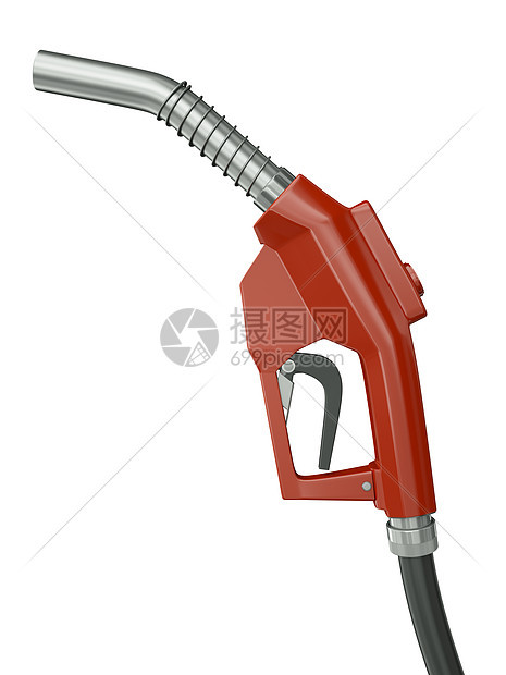 燃料喷嘴金属液体红色气体加油站工具石油燃油软管车站图片