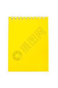 黄黄笔记本商业日记空白黄色写作笔记草图文档学习教育图片