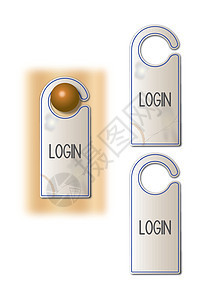 登录网页标签验证授权插图菜单按钮导航场地电脑背景图片