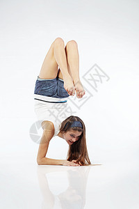 字符串工作室舞蹈家精力女性姿势训练身体锻炼有氧运动青少年图片