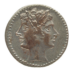 罗马硬币现金白色图片