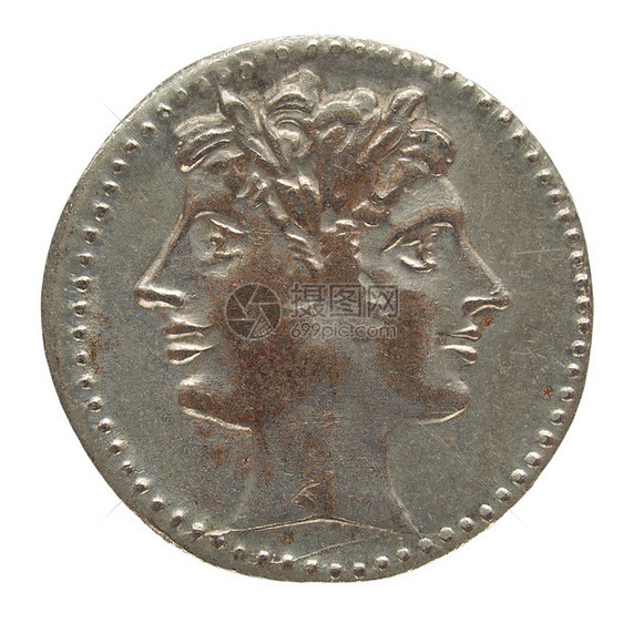 罗马硬币现金白色图片