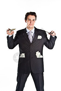 飞行美元人士商业薪水礼物商务市场投资收益幸福银行业图片