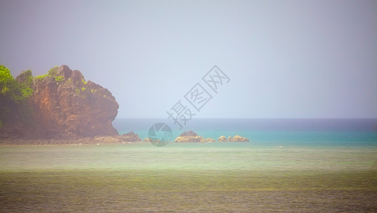 安达曼海旅行海滩海岸镜子海洋情调风景天蓝色蓝色假期图片