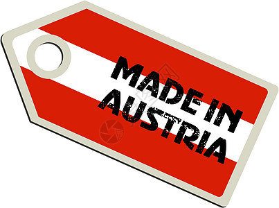 奥地利制造的病媒标签徽章商业旗帜销售国家横幅邮票图片