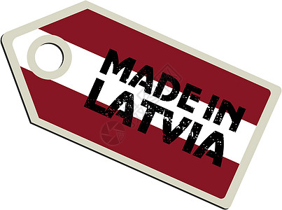 拉脱维亚制造的病媒标签图片