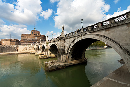 罗马圣安热洛桥和城堡图片