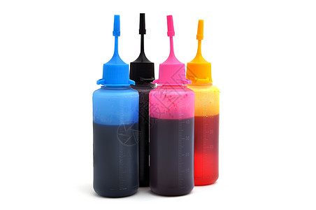 煤油墨瓶子青色艺术绘画创造力打印颜料团体黑色罐头背景图片