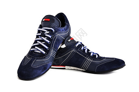 运动鞋橡皮男性运动健康配件白色跑步蓝色训练跑鞋图片