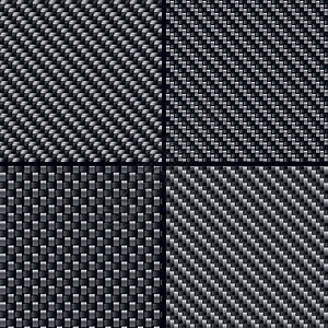 碳纤维无缝模式集成材料灰色光栅化技术编织正方形黑色碳纤维插图图片
