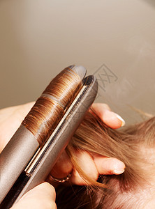 发型理发造型女士工具头发冰壶女性工作室损害女孩图片