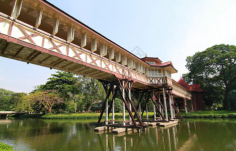 Rama King 6 泰国Nakhon病理学院子游客历史性城堡大厅美化地标池塘建筑花园图片