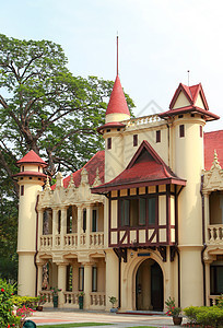 Rama King 6 泰国Nakhon病理学大厅地标历史房子建筑院子旅行游客美化城堡图片