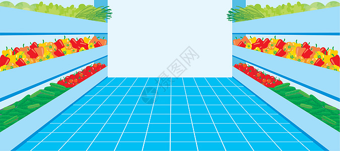 超级市场 一个蔬菜号码购物中心走道信用食物营销数字店铺商业销售顾客图片