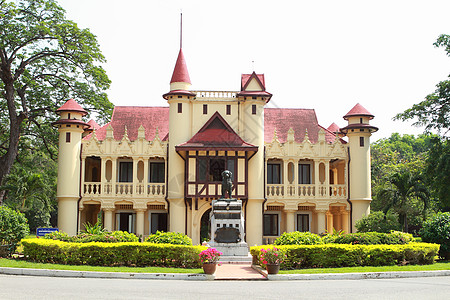 Rama King 6 泰国Nakhon病理学游客历史房子住宅池塘美化院子历史性国王花园图片
