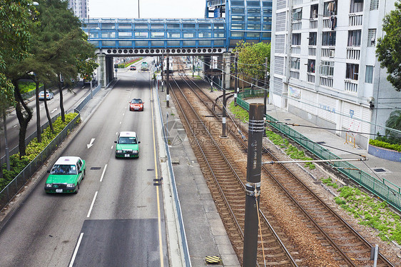 香港交通和市中心区图片