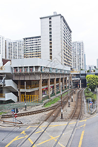 香港市中心公寓和交通费学校屯门景观城市市中心办公室摩天大楼构造经济公寓图片