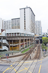香港市中心公寓和交通费学校屯门景观城市市中心办公室摩天大楼构造经济公寓图片