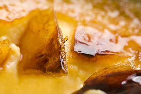 法国甜点     奶油布丁 烧焦霜美食模子勺子刀具焦糖三位一体食物烹饪香草盘子图片