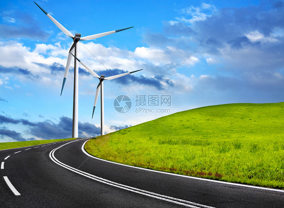 风风路风车生态车削涡轮力量创新刀刃资源运输发电机图片