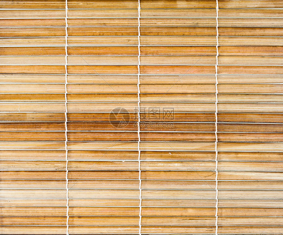 带线状组合背景的竹棒屏幕桌子硬木橡木材料绳索宏观寿司村庄风化图片