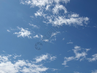 蓝蓝天空太阳天气多云材料白色晴天背景图片