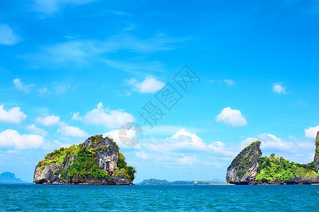 安达曼海群岛海景假期娱乐岩石反射海洋镜子海岸线情调阳光图片