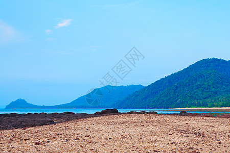 安达曼海岸日落森林泰语热带旅行爬坡支撑海洋娱乐照片图片