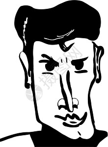 男性绘画鼻孔男人脖子眼睛下巴男生边缘颧骨草图图片