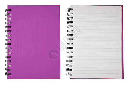 紫笔记本戒指软垫学习文档床单办公室卷曲学校商业螺旋图片