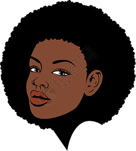 Afro 毛发流行艺术图片