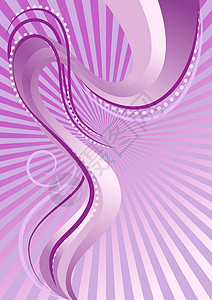 紫色条纹和紫外线背景上的波浪图片