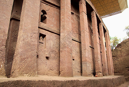 埃塞俄比亚拉利贝拉教堂纪念碑艺术考古建筑学宗教历史考古学石头图片