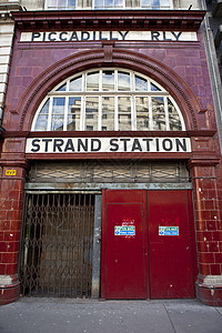Strand Aldwych 站旅行车站运输铁路民众历史旅游管子瓷砖景点图片