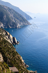 意大利辛克特尔美丽的海岸线悬崖天气大地国家蓝色天空海滩沿海钓鱼海岸图片