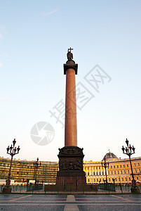 圣彼得堡宫殿广场亚历山大柱列广场旅行城市大柱宫殿旅游博物馆图片