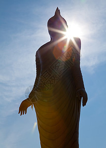 佛像文化雕塑日落太阳射线风景天空阳光旅行精神图片