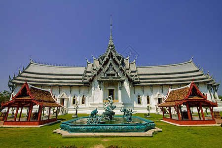泰国寺庙历史城市天空花园宗教建筑旅行佛塔文化公园图片