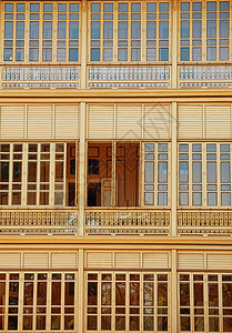 树木窗口棕色蓝色窗格房子地面控制板建筑窗户住宅房间图片