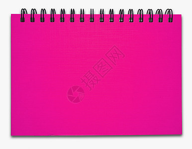 粉粉笔记本会议笔记戒指床单商业教育日记卷曲软垫角落图片